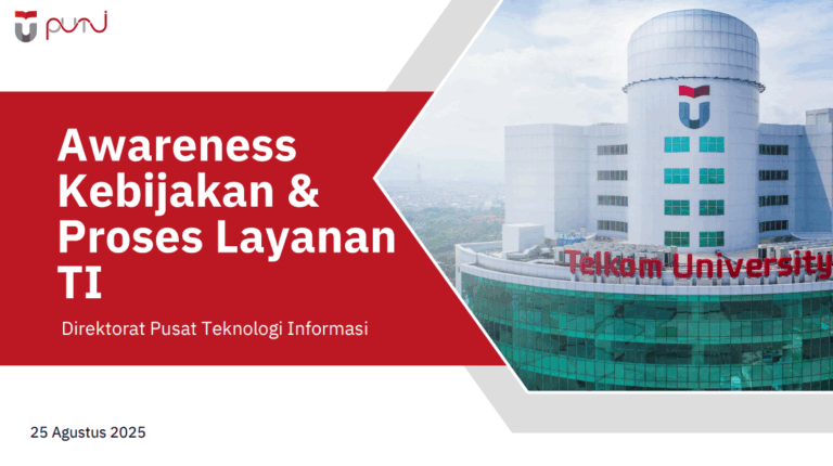 Sosialisasi Kebijakan dan Proses Layanan TI